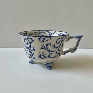 3/$20 Vintage Blue and White Ceramic Tea Cup Mug